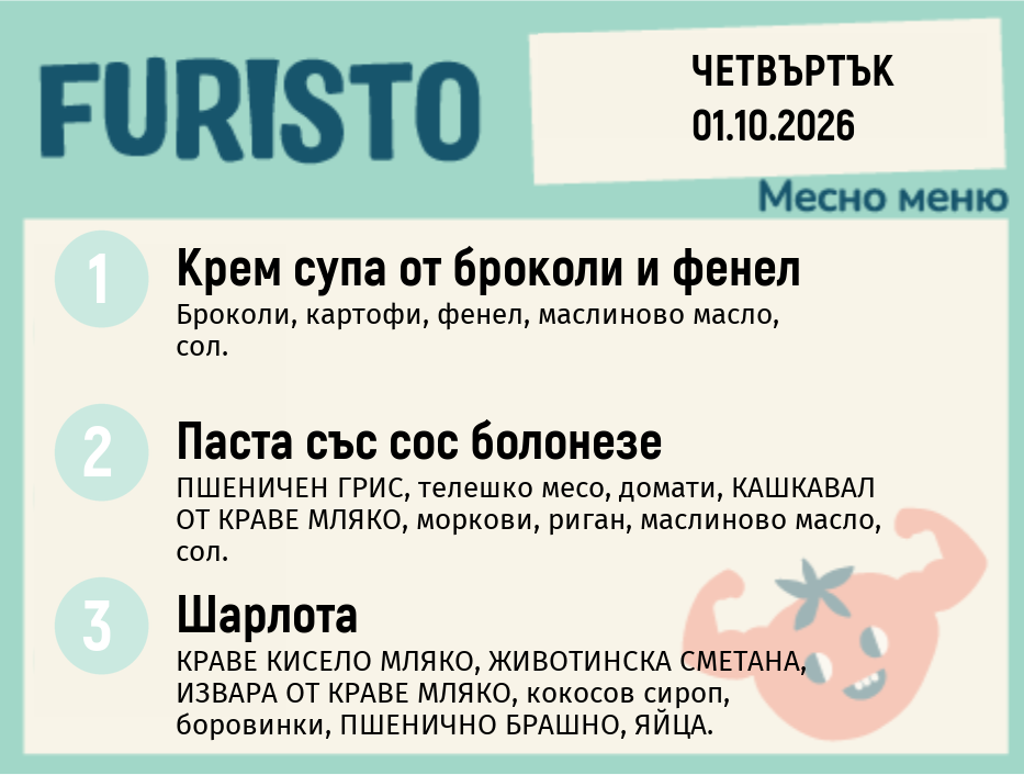 Меню 01.10 месно 200гр.