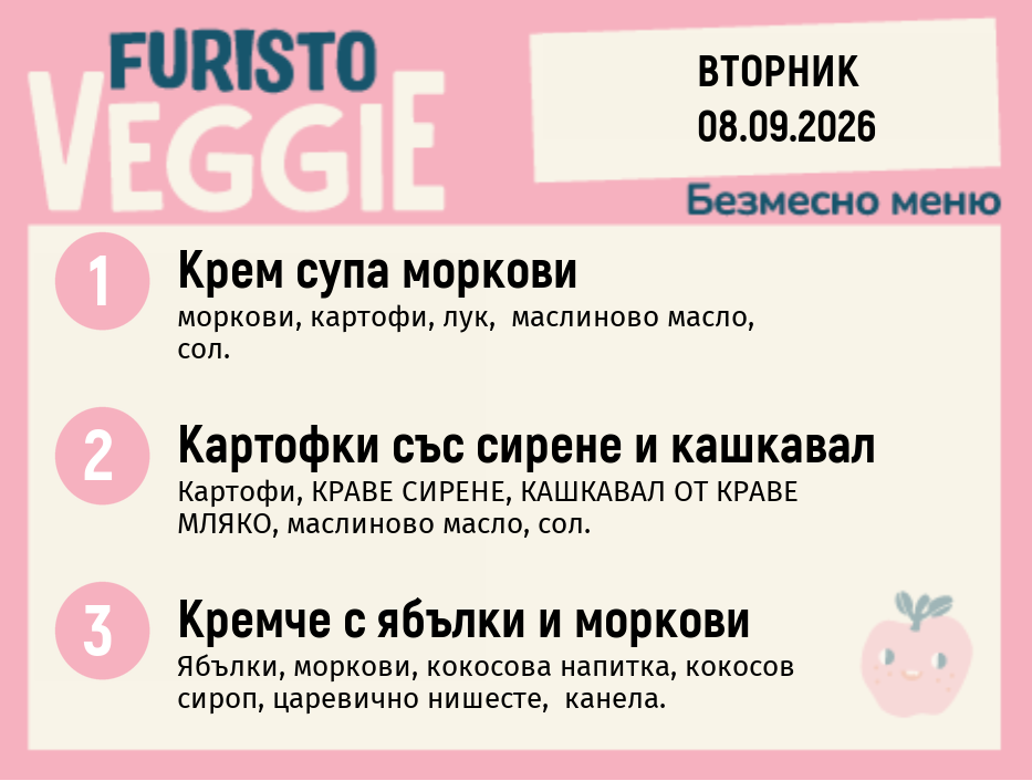 Меню 08.09 безмесно 200гр.