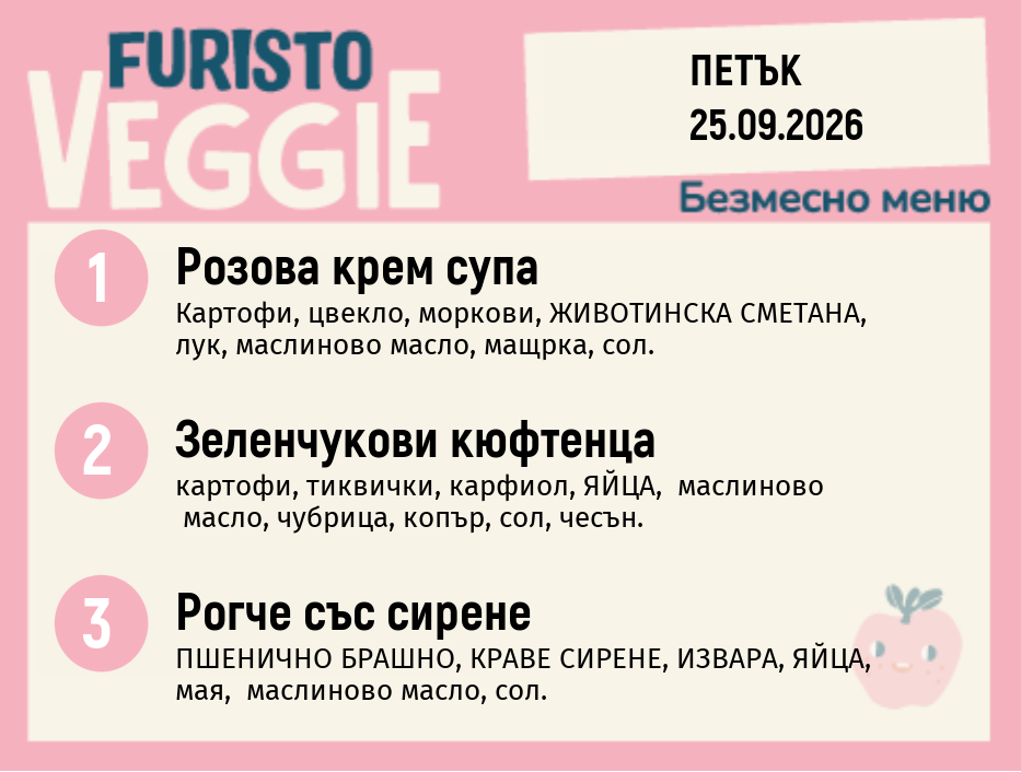 Меню 25.09 безмесно 200гр.