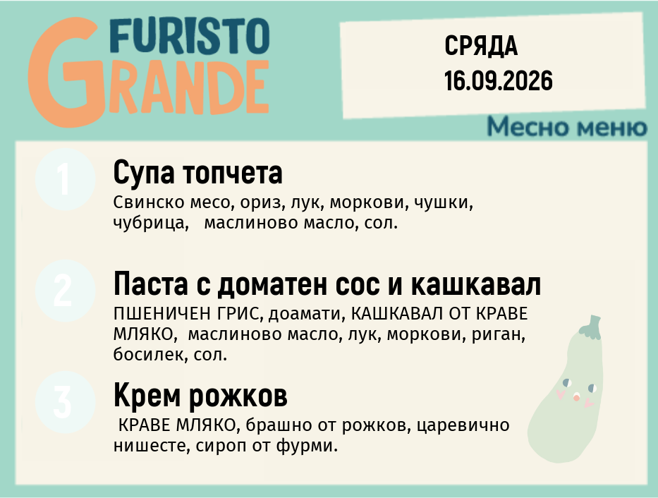 Меню 16.09 месно 300гр.