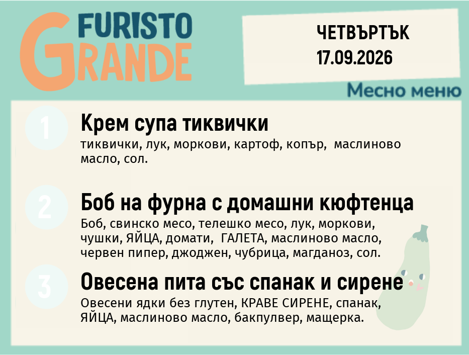 Меню 17.09 месно 300гр.
