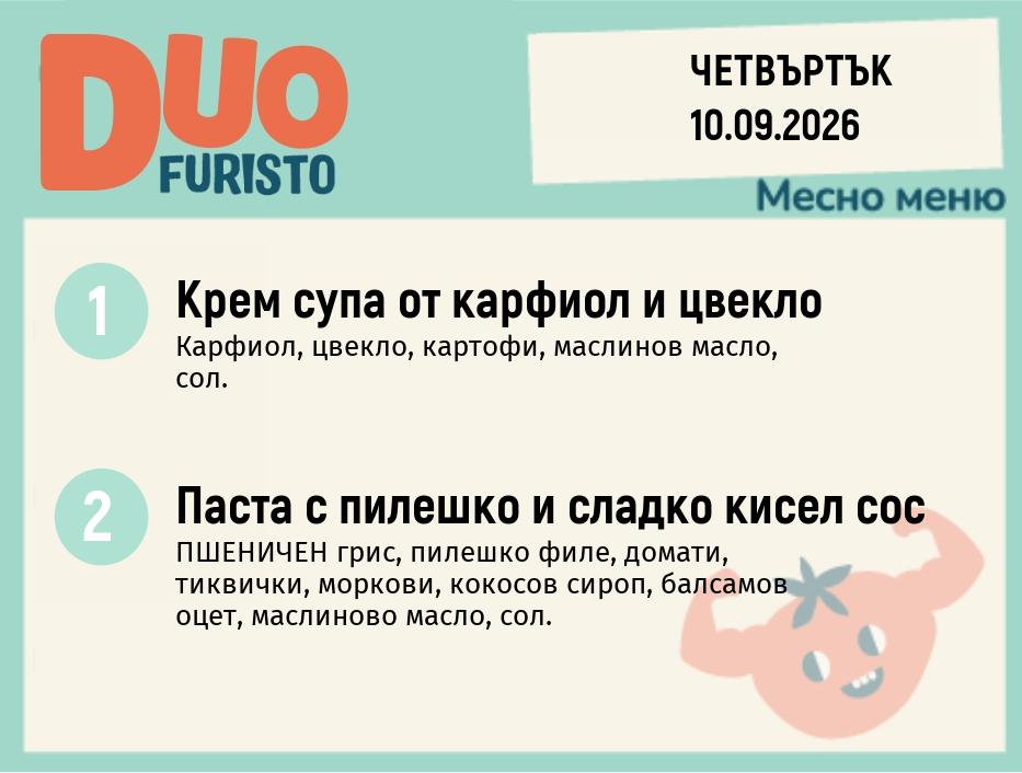 Меню 10.09 DUO 200гр.