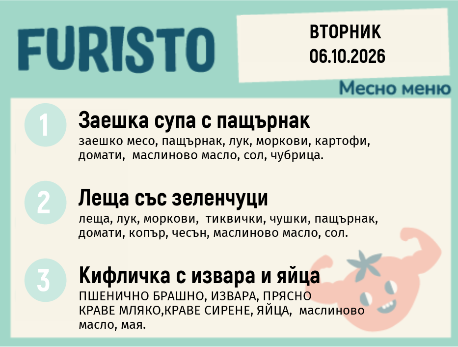 Меню 06.10 месно 200гр.