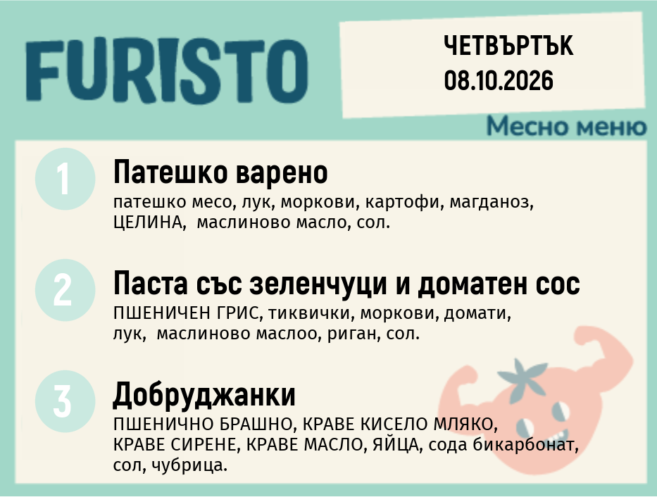 Меню 08.10 месно 200гр.