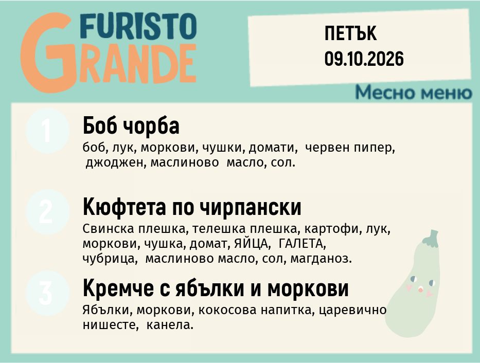 Меню 09.10 месно 300гр.