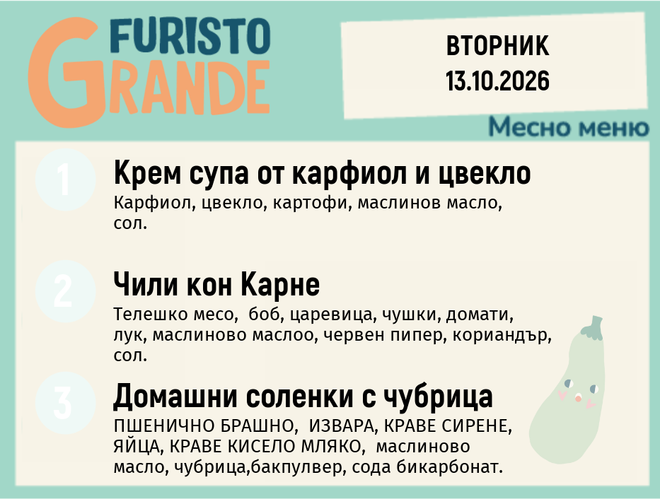 Меню 13.10 месно 300гр.