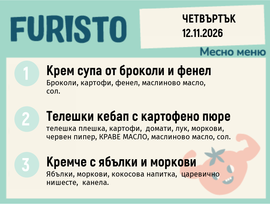 Меню 12.11 месно 200гр.