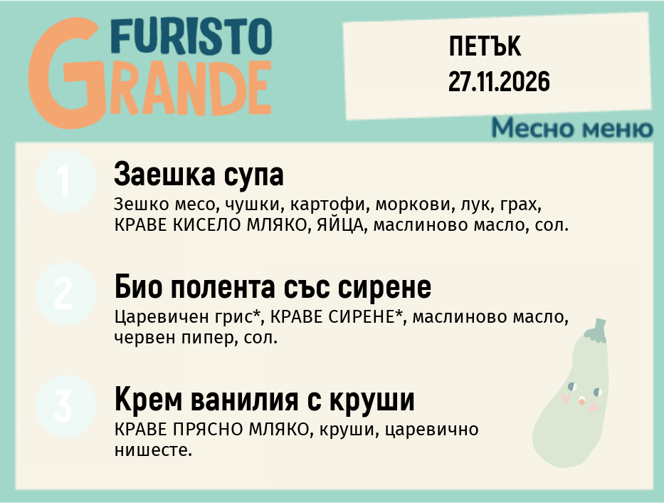Меню 27.11 месно 300гр.