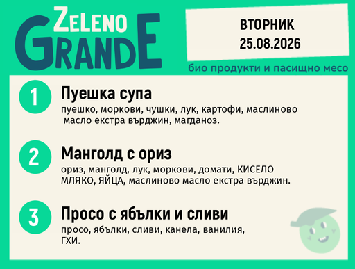 [DY.08.26.11603] Месно 270 ZeLeno / 25 август